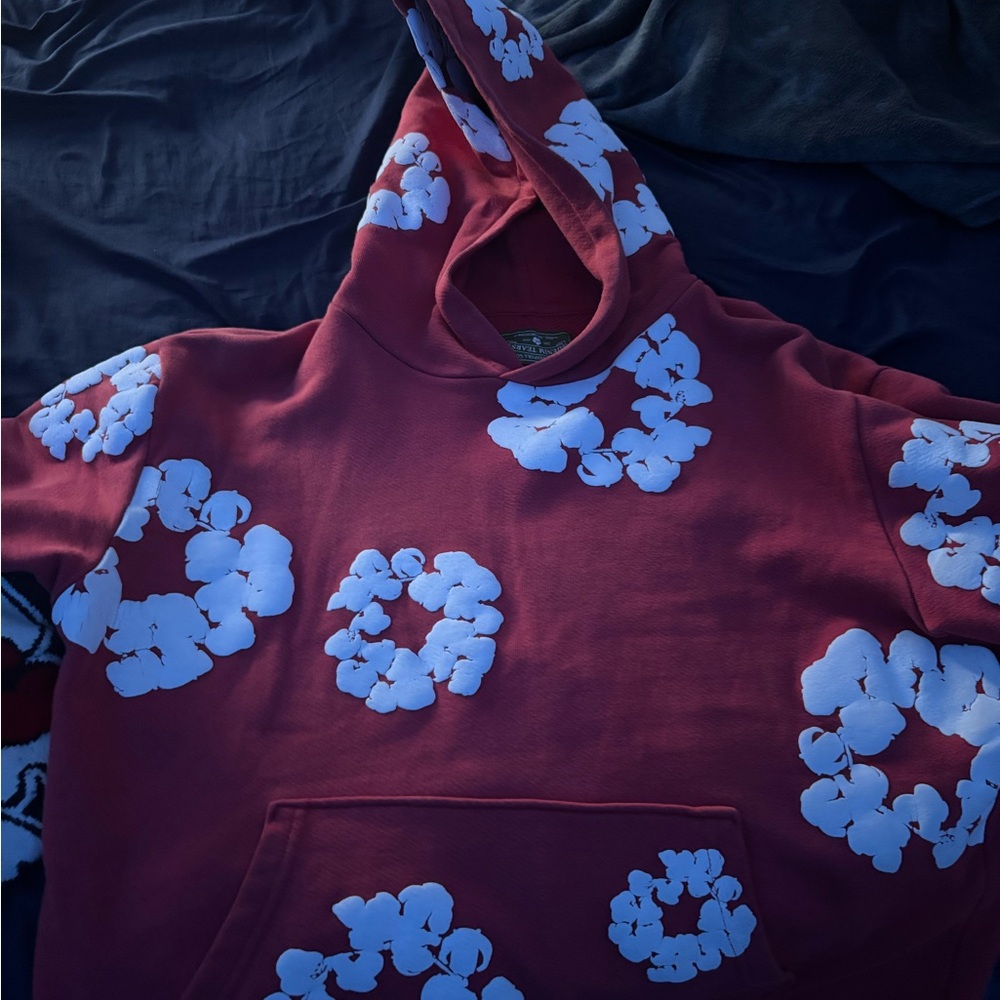Red denim tears
